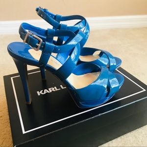 Gianni Bini blue heels